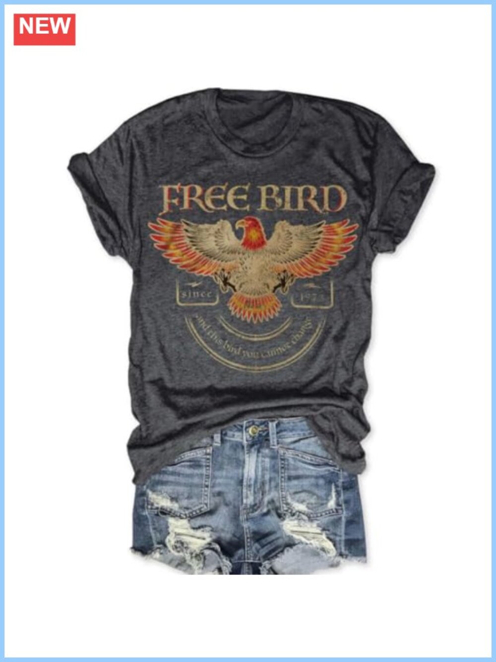 Women's Rock Band Graphic T-Shirt Cotton Blend Short Sleeve Concert Tee